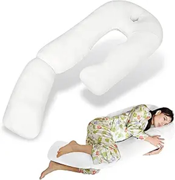 Pozico U-Shaped Full Body Pillow for Sleep