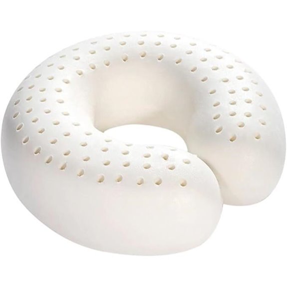 U-Shaped Latex Neck Support Pillow for Travel and Home