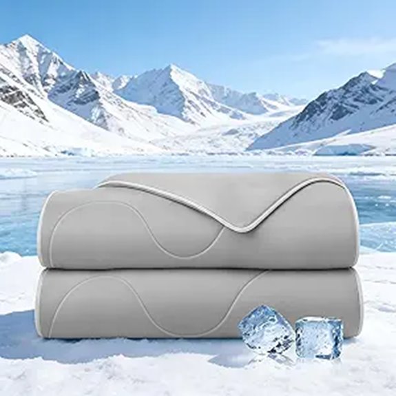 HLLBLL Cooling Comforter with Ultra Cold Fiber Technology
