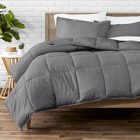 Bare Home Queen Comforter Set All-Season Ultra-Soft