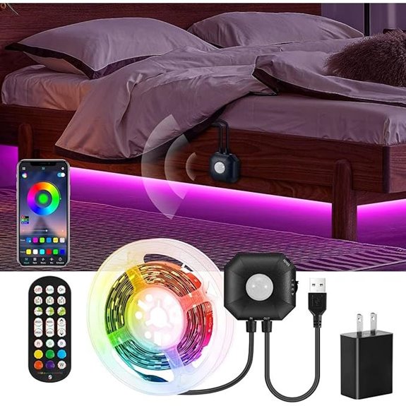 under bed motion light