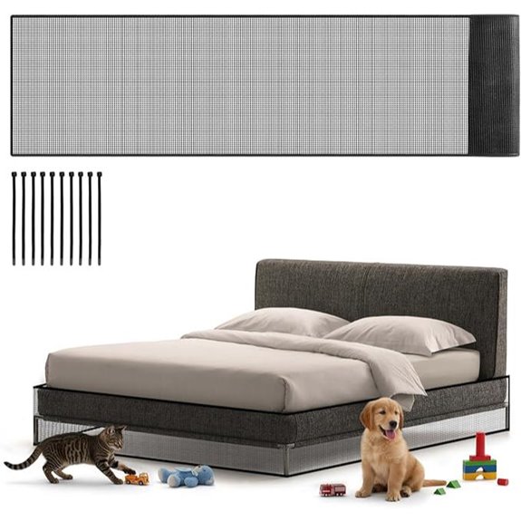 under bed pet barrier