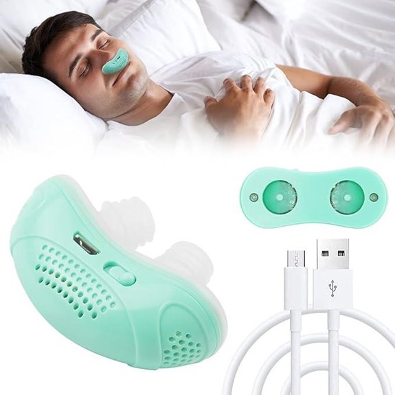 Electric Anti Snoring Device for All Nose Shapes