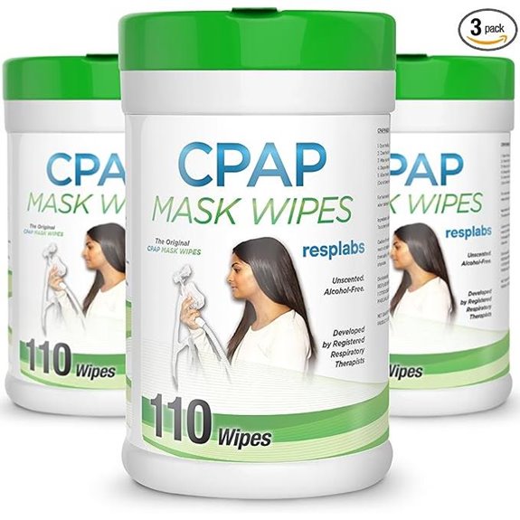 Resplabs CPAP Mask Wipes Unscented 110 Count