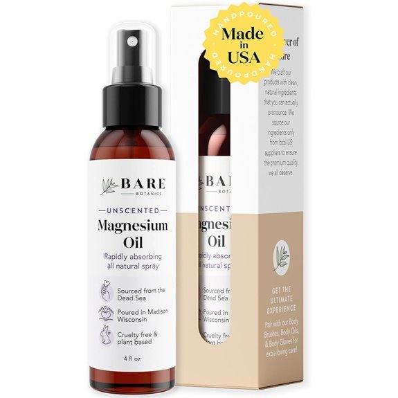 Bare Botanics Magnesium Oil Spray (4oz) Unscented