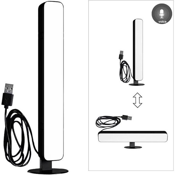USB Voice-Controlled Table Lamp Without WiFi