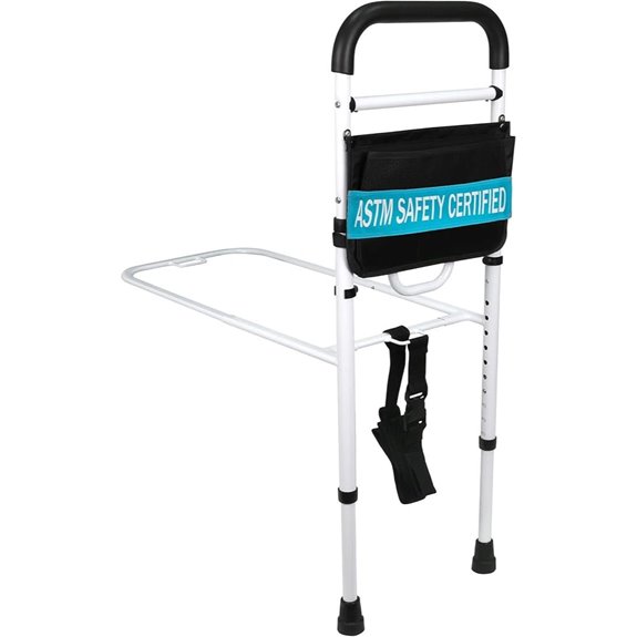 Vaunn Adjustable Bed Assist Rail with Safety Standard