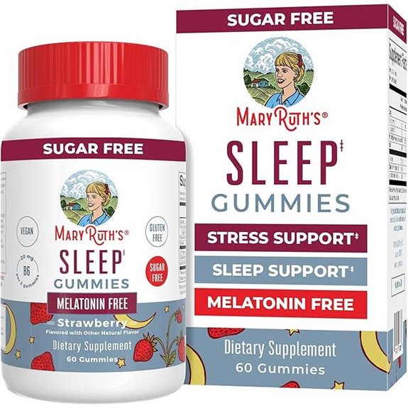 MaryRuth Sleep Gummies Sugar-Free Stress Relief Vegan
