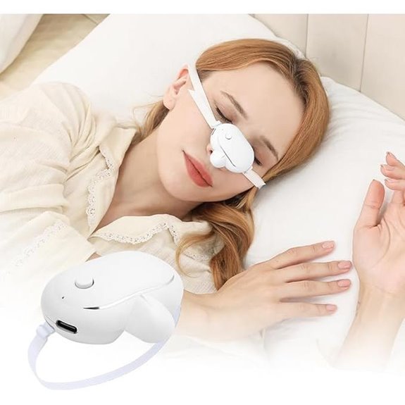 AI Anti-Snoring Device with Vibrating Nose Massage