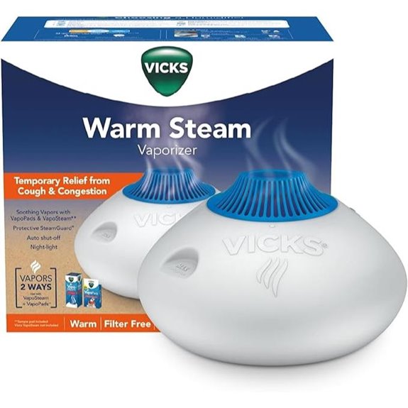 Vicks Warm Steam Vaporizer for Small to Medium Rooms