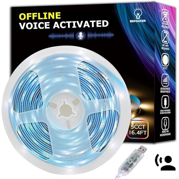 AI Voice-Activated Under Bed Lights Strip