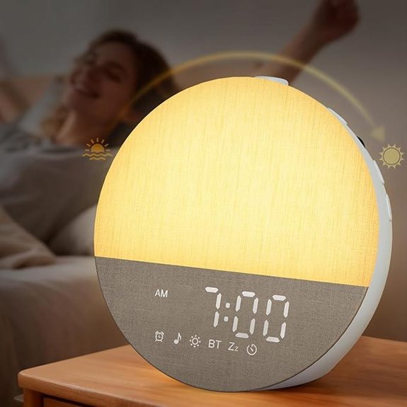 Sunrise Alarm Clock with Sound Machine and Bluetooth