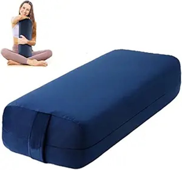 Yoga Bolster Pillow with Washable Cover