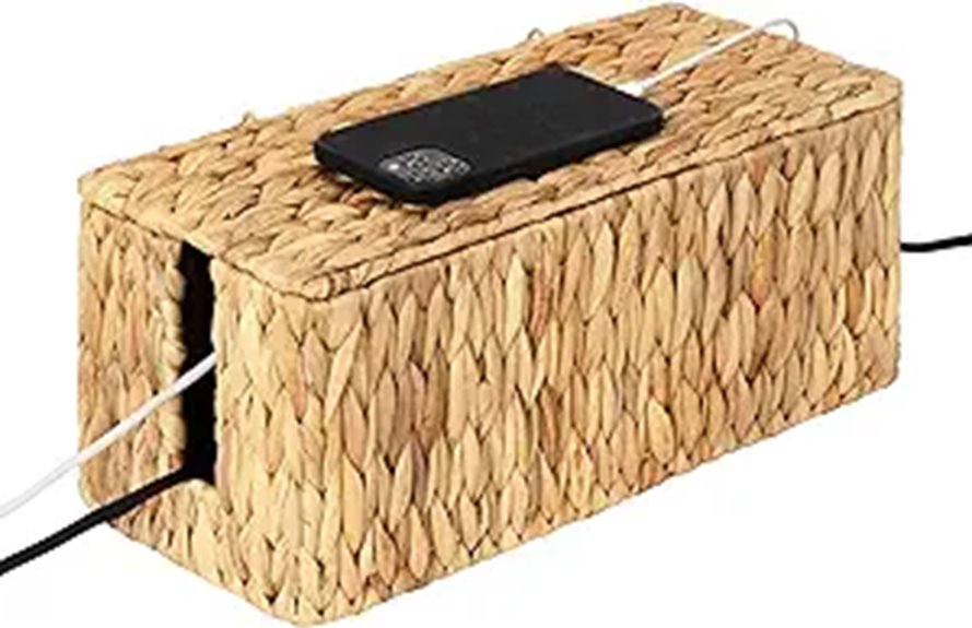 StorageWorks Cable Management Box with Water Hyacinth