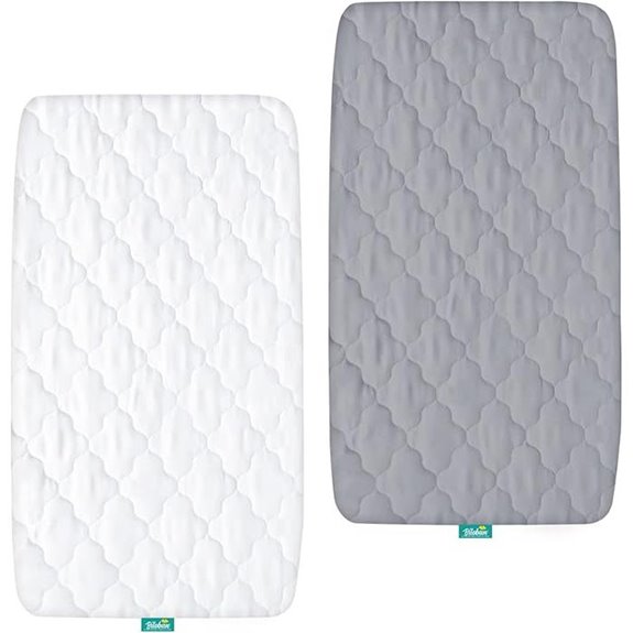 Waterproof Bassinet Mattress Cover 2-Pack