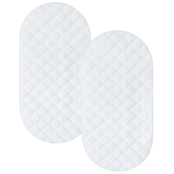 Waterproof Bassinet Mattress Protector 2-Pack