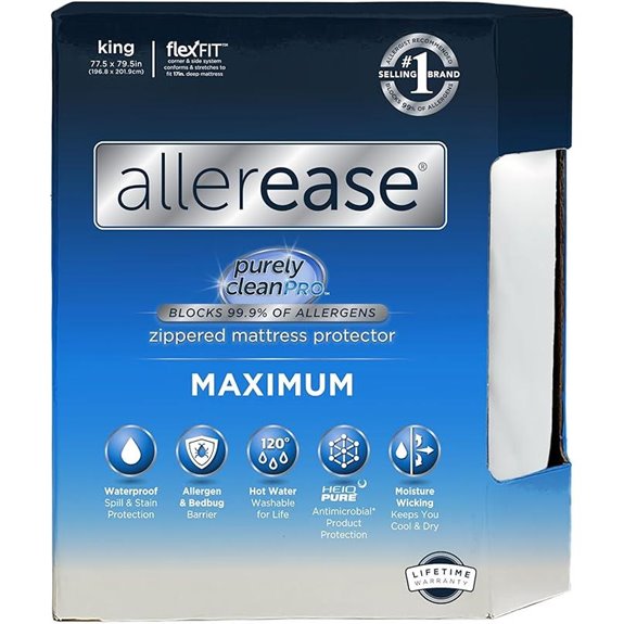 AllerEase Waterproof King Mattress Protector