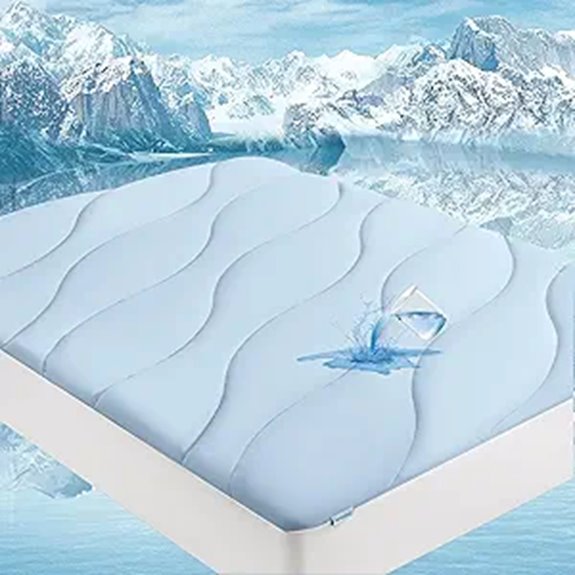 Unikome Waterproof Queen Mattress Pad with Deep Pocket