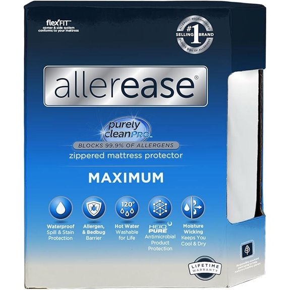 AllerEase Waterproof Queen Mattress Protector