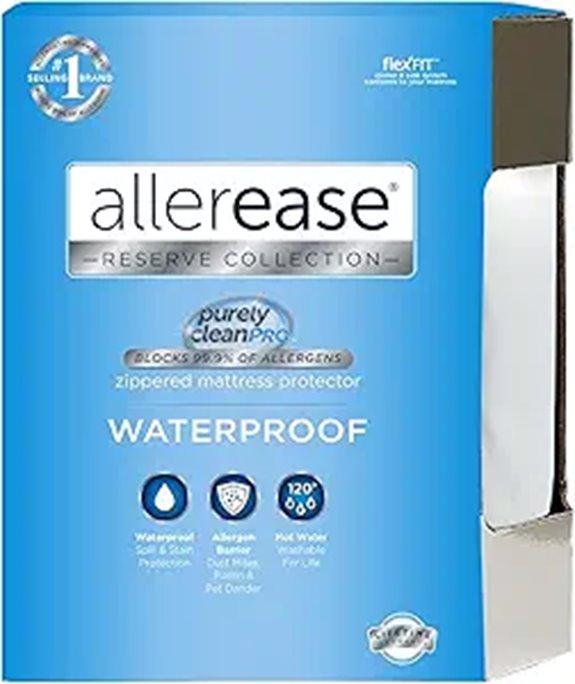 AllerEase Waterproof Twin Mattress Protector
