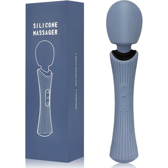 Handheld Massager with Vibration Settings and Waterproof Design
