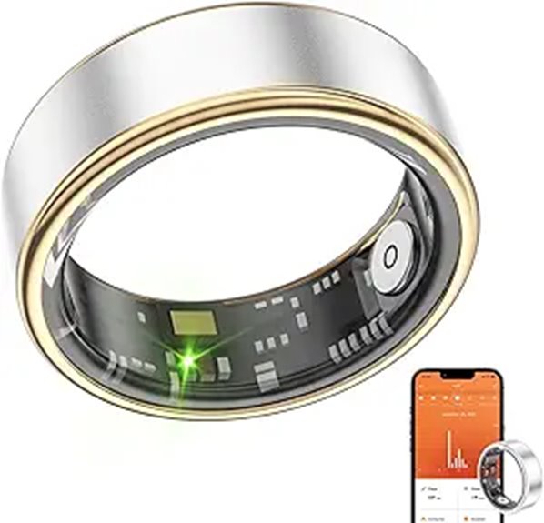 Smart Ring Fitness & Heart Rate Tracker