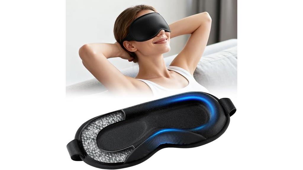weighted blackout sleeping mask