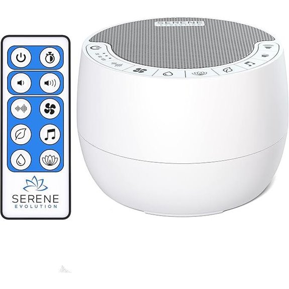 Serene Evolution White Noise Machine with Remote