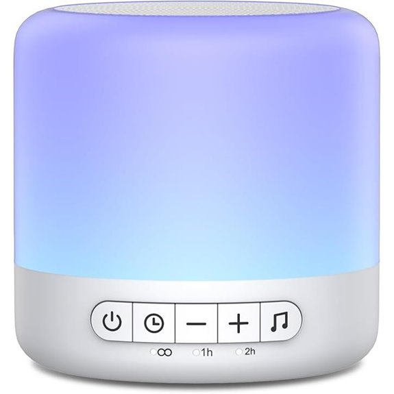 Easysleep White Noise Sound Machine with Night Light
