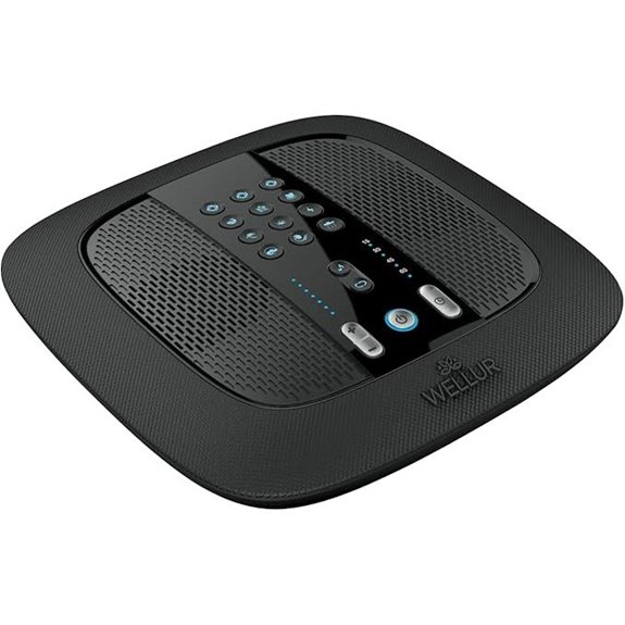 WELLUR White Noise Sleep Machine with Speakers