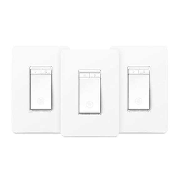 Kasa Smart Dimmer Switch 3-Pack Wi-Fi No Hub