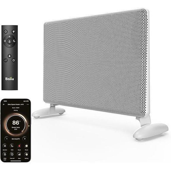 wifi controlled mica infrared heater