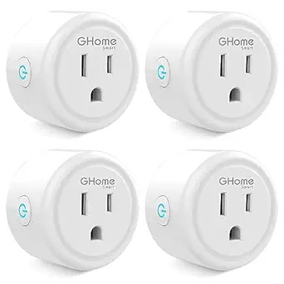 GHome Smart Plug Mini 4-Pack WiFi Outlet with App