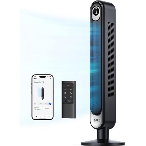Dreo WiFi Tower Fan with Voice Control