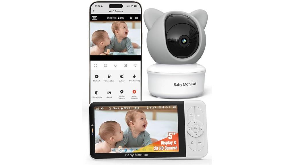 wireless baby monitor with app