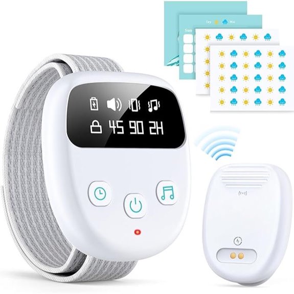 Wireless Bedwetting Alarm with Sensor & Timer