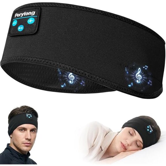 Perytong Sleep Headphones Bluetooth 5.4 Wireless Sleep Headband
