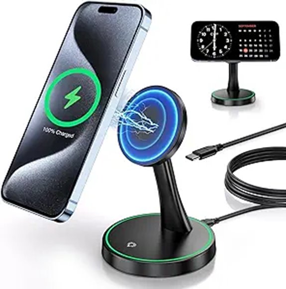 Magnetic Wireless Charger Stand for iPhone and AirPods