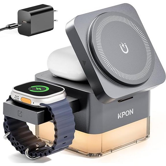 KPON 3-in-1 Wireless Charging Stand for iPhone