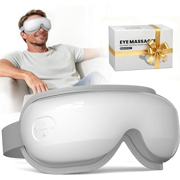 Heated Bluetooth Eye Massager for Relaxation