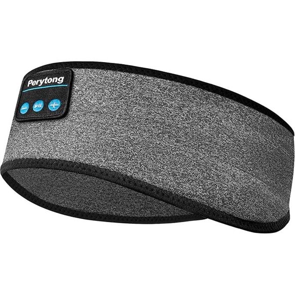 Perytong Bluetooth Sleep Headband with HD Speakers