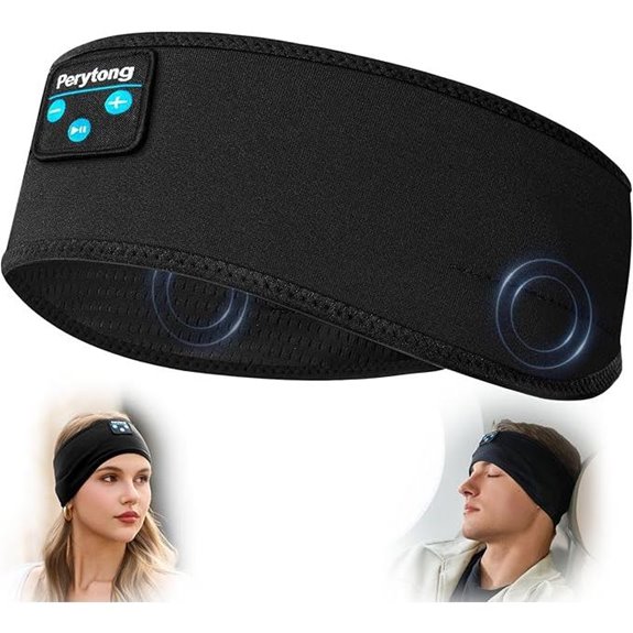 Perytong Sleep Headphones Bluetooth Headband