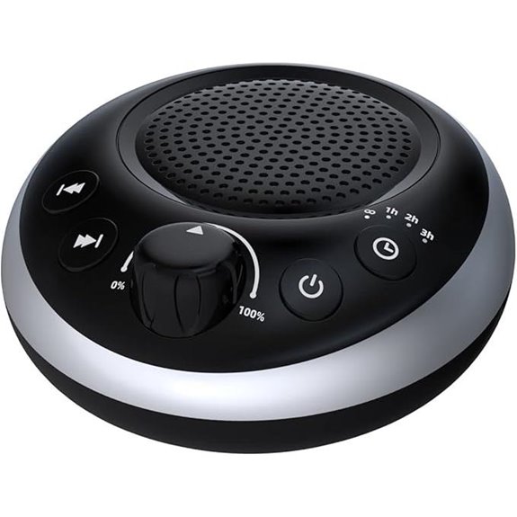 Rechargeable Portable White Noise Machine with 30 Sounds