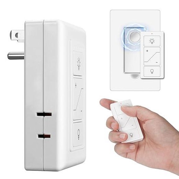Wireless Smart Dimmer Plug with Remote and Alexa Compatibility