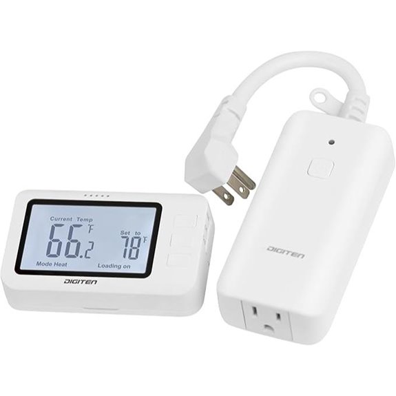 Remote Control Thermostat for Heating/Cooling Devices