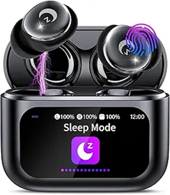 Bluetooth Sleep Earbuds with Touch Control and Waterproofing