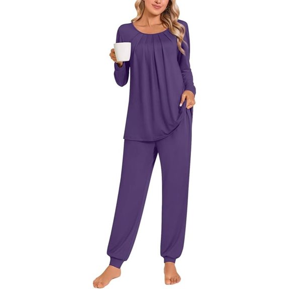 Anymeet Women's Pajama Sets with Pockets