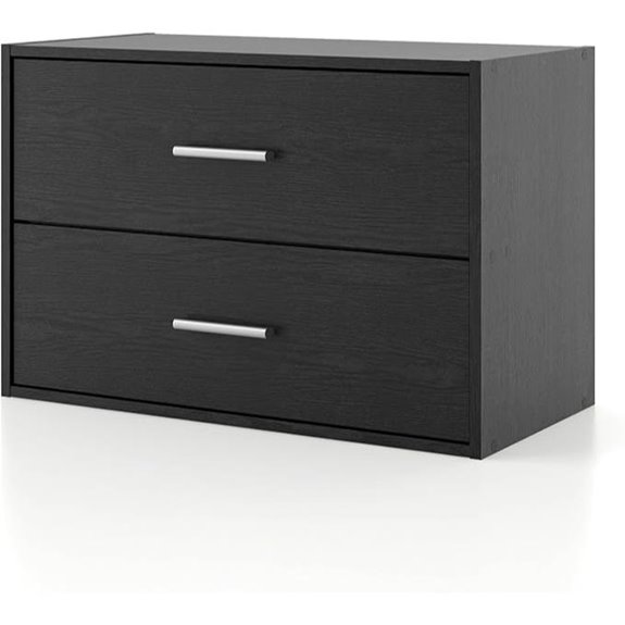 Apexa 2-Drawer Wooden Storage Cabinet