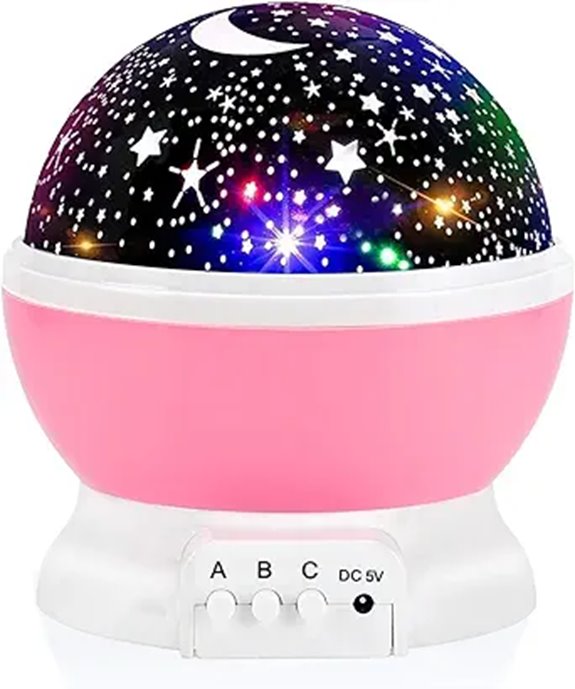 Kids' Star Night Light Projector with Color Changing LEDs