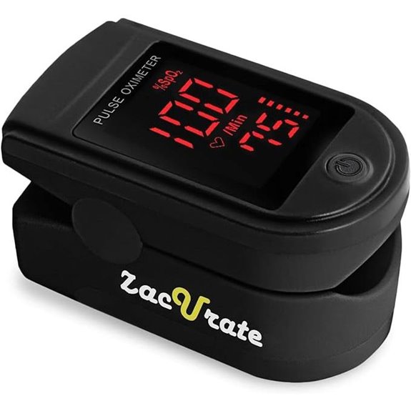 Zacurate Pro Series 500DL Pulse Oximeter with Cover